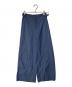 MACPHEE（マカフィー）の古着「ナチュラルスラブストレッチ セミワイドパンツ」｜ブルー