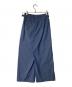 MACPHEE (マカフィー) ナチュラルスラブストレッチ セミワイドパンツ ブルー サイズ:36：7000円