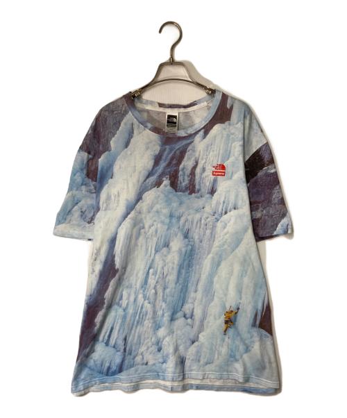 SUPREME（シュプリーム）SUPREME (シュプリーム) THE NORTH FACE (ザ ノース フェイス) Ice Climb Tee スカイブルー サイズ:XLの古着・服飾アイテム