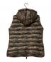 Pyrenex (ピレネックス) カモ柄フーデットダウンベスト オリーブ×ブラウン サイズ:36：5000円