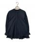 SINME（シンメ）の古着「バンドカラーボリュームシャツ プルオーバーシャツ」｜ネイビー
