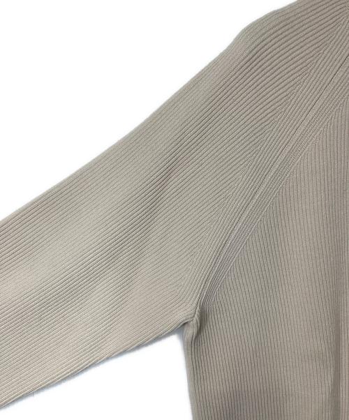 BATONER（バトナ―）BATONER (バトナ―) HARD TWIST WOOL CREW NECK ベージュ サイズ:1の古着・服飾アイテム