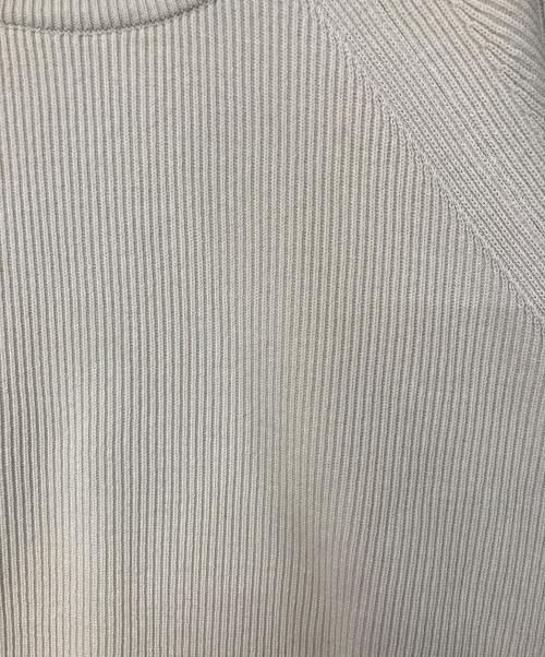 BATONER（バトナ―）BATONER (バトナ―) HARD TWIST WOOL CREW NECK ベージュ サイズ:1の古着・服飾アイテム