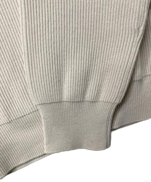 BATONER（バトナ―）BATONER (バトナ―) HARD TWIST WOOL CREW NECK ベージュ サイズ:1の古着・服飾アイテム