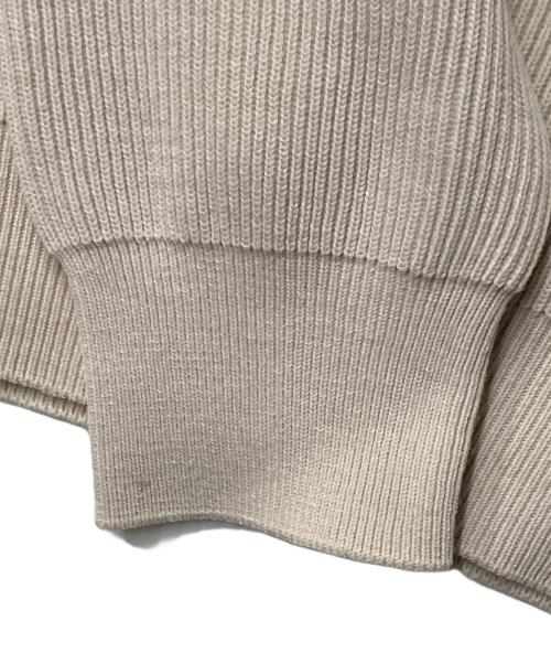 BATONER（バトナ―）BATONER (バトナ―) HARD TWIST WOOL CREW NECK ベージュ サイズ:1の古着・服飾アイテム