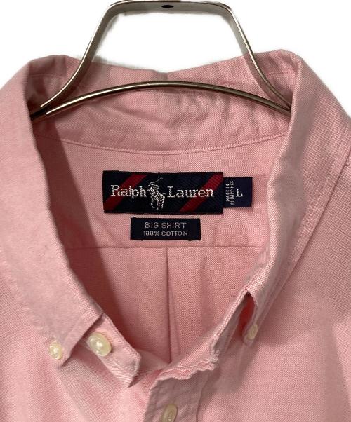 RALPH LAUREN（ラルフローレン）RALPH LAUREN (ラルフローレン) ポニー刺繍BDシャツ ピンク サイズ:Lの古着・服飾アイテム