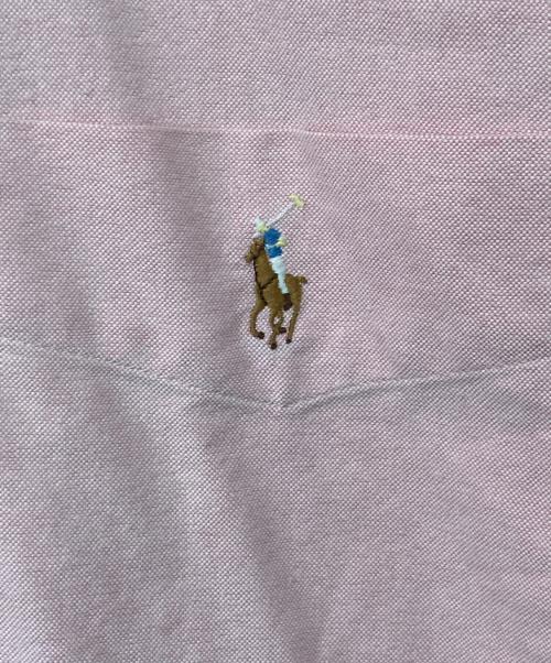 RALPH LAUREN（ラルフローレン）RALPH LAUREN (ラルフローレン) ポニー刺繍BDシャツ ピンク サイズ:Lの古着・服飾アイテム