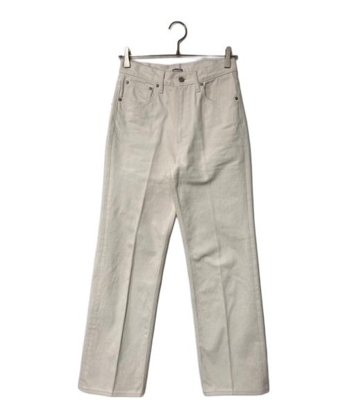 AURALEE（オーラリー）AURALEE (オーラリー) HARD TWIST DENIM 5P PANTS アイボリー サイズ:26の古着・服飾アイテム