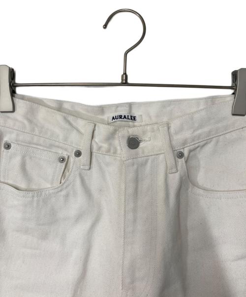 AURALEE（オーラリー）AURALEE (オーラリー) HARD TWIST DENIM 5P PANTS アイボリー サイズ:26の古着・服飾アイテム