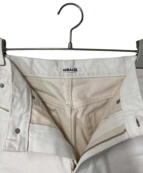 AURALEE（オーラリー）AURALEE (オーラリー) HARD TWIST DENIM 5P PANTS アイボリー サイズ:26の古着・服飾アイテム