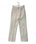 AURALEE（オーラリー）の古着「HARD TWIST DENIM 5P PANTS」｜アイボリー
