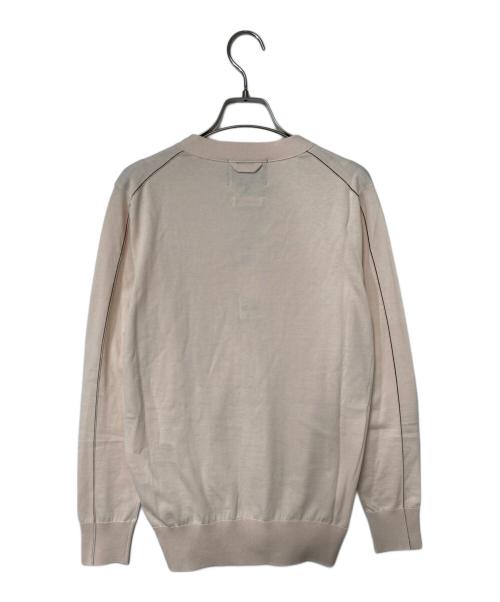 OCHER.（オーカー）OCHER. (オーカー) コットンVネックカーディガン ピンク サイズ:4の古着・服飾アイテム