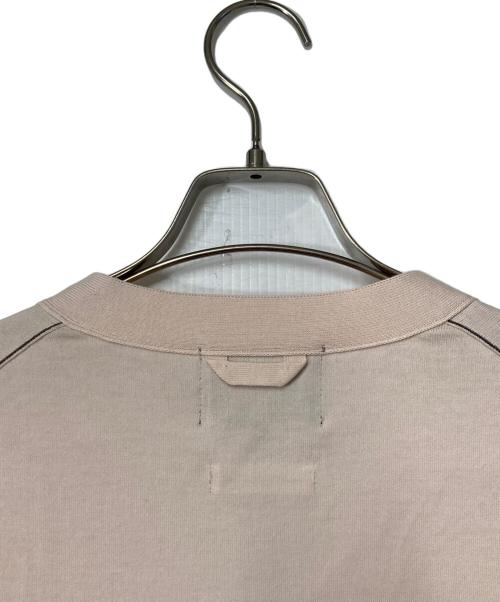 OCHER.（オーカー）OCHER. (オーカー) コットンVネックカーディガン ピンク サイズ:4の古着・服飾アイテム