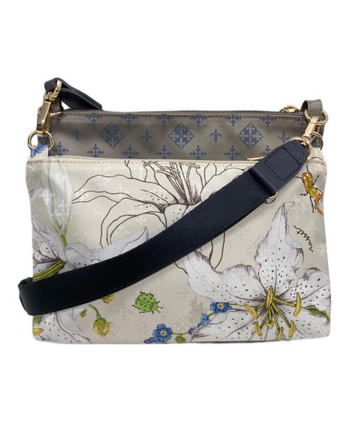 russet（ラシット）russet (ラシット) ナイロンJQセットショルダー バッグ グレー×アイボリーの古着・服飾アイテム