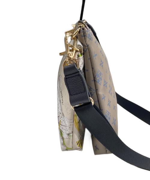 russet（ラシット）russet (ラシット) ナイロンJQセットショルダー バッグ グレー×アイボリーの古着・服飾アイテム