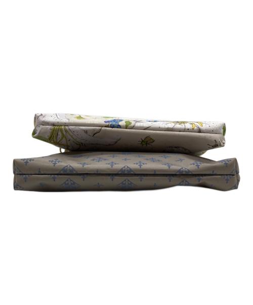 russet（ラシット）russet (ラシット) ナイロンJQセットショルダー バッグ グレー×アイボリーの古着・服飾アイテム