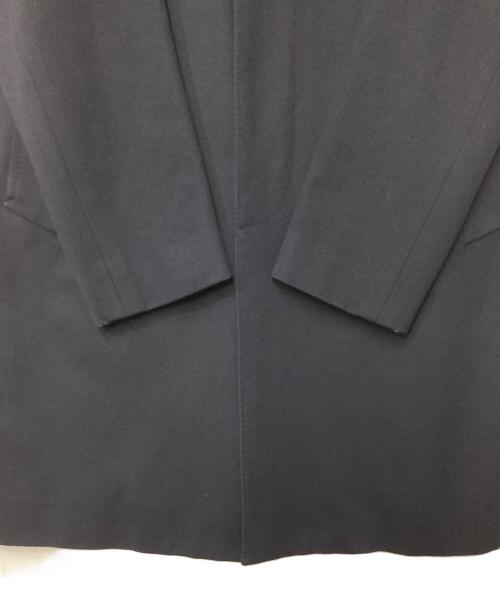 BARNEYS NEWYORK（バーニーズ・ニューヨーク）BARNEYS NEWYORK (バーニーズ・ニューヨーク) LORO PIANA ウールステンカラーコート ネイビー サイズ:50の古着・服飾アイテム