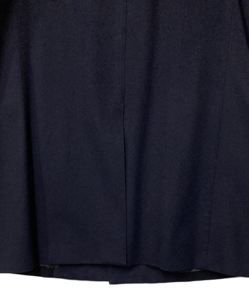 BARNEYS NEWYORK（バーニーズ・ニューヨーク）BARNEYS NEWYORK (バーニーズ・ニューヨーク) LORO PIANA ウールステンカラーコート ネイビー サイズ:50の古着・服飾アイテム
