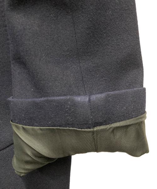 BARNEYS NEWYORK（バーニーズ・ニューヨーク）BARNEYS NEWYORK (バーニーズ・ニューヨーク) LORO PIANA ウールステンカラーコート ネイビー サイズ:50の古着・服飾アイテム