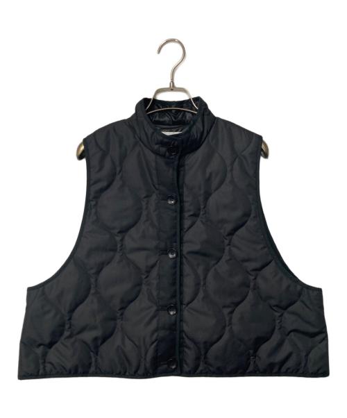 SETTO（セット）SETTO (セット) QUILT VEST ブラック サイズ:Fの古着・服飾アイテム