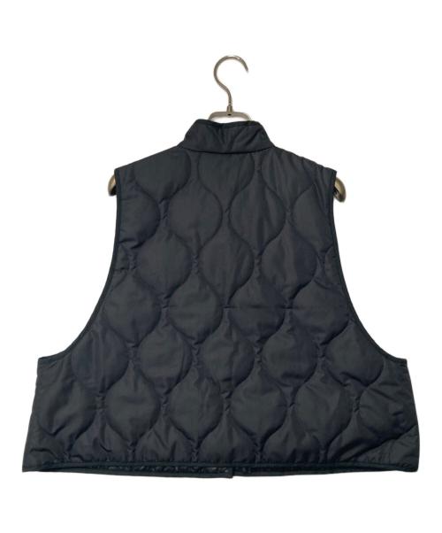 SETTO（セット）SETTO (セット) QUILT VEST ブラック サイズ:Fの古着・服飾アイテム
