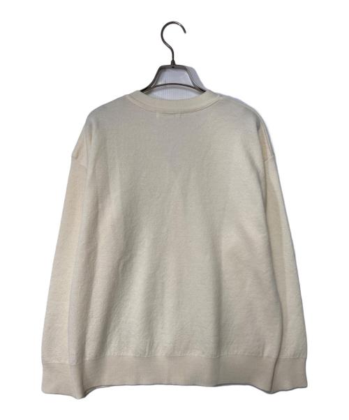 Whim Gazette（ウィムガゼット）Whim Gazette (ウィムガゼット) ミラノリブカーディガン アイボリー サイズ:FREEの古着・服飾アイテム