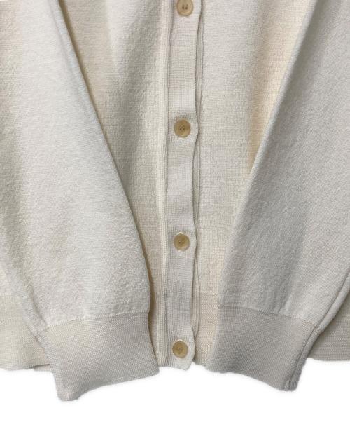 Whim Gazette（ウィムガゼット）Whim Gazette (ウィムガゼット) ミラノリブカーディガン アイボリー サイズ:FREEの古着・服飾アイテム