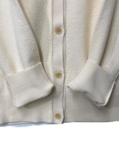 Whim Gazette（ウィムガゼット）Whim Gazette (ウィムガゼット) ミラノリブカーディガン アイボリー サイズ:FREEの古着・服飾アイテム
