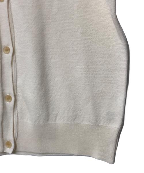 Whim Gazette（ウィムガゼット）Whim Gazette (ウィムガゼット) ミラノリブカーディガン アイボリー サイズ:FREEの古着・服飾アイテム