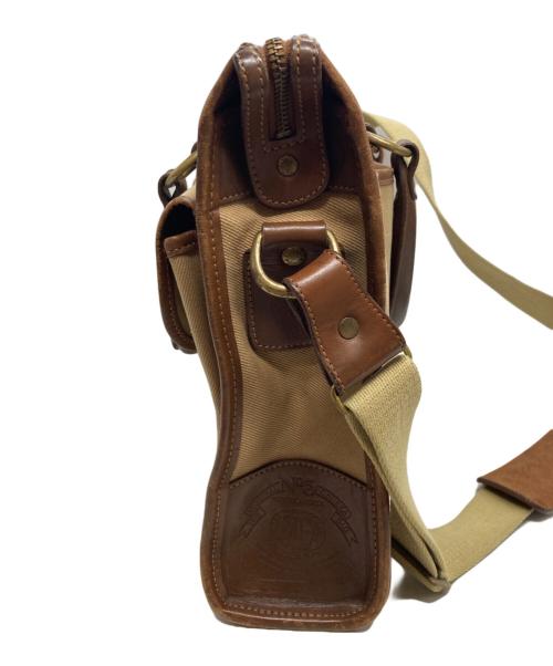 GHURKA（グルカ）GHURKA (グルカ) No.5 EXAMINER レザー×キャンバス 2WAYバッグ ブラウン×ベージュの古着・服飾アイテム