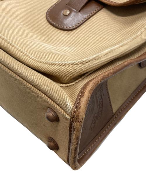GHURKA（グルカ）GHURKA (グルカ) No.5 EXAMINER レザー×キャンバス 2WAYバッグ ブラウン×ベージュの古着・服飾アイテム