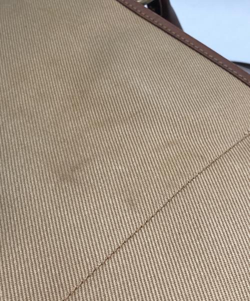 GHURKA（グルカ）GHURKA (グルカ) No.5 EXAMINER レザー×キャンバス 2WAYバッグ ブラウン×ベージュの古着・服飾アイテム