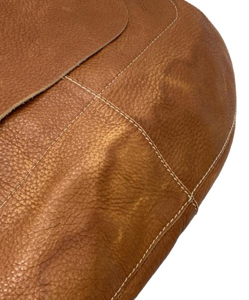 Bill Amberg（ビルアンバーグ）Bill Amberg (ビルアンバーグ) レザーメッセンジャーバッグ ブラウンの古着・服飾アイテム