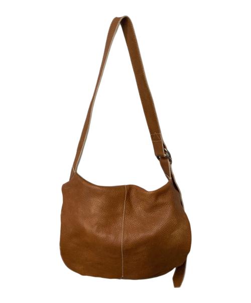 Bill Amberg（ビルアンバーグ）Bill Amberg (ビルアンバーグ) レザーメッセンジャーバッグ ブラウンの古着・服飾アイテム