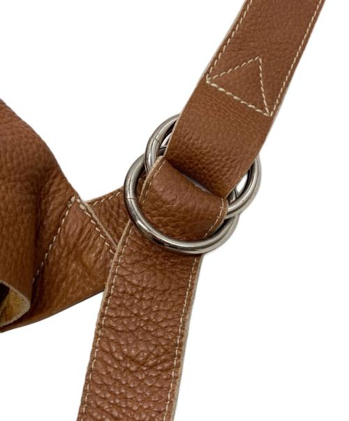 Bill Amberg（ビルアンバーグ）Bill Amberg (ビルアンバーグ) レザーメッセンジャーバッグ ブラウンの古着・服飾アイテム