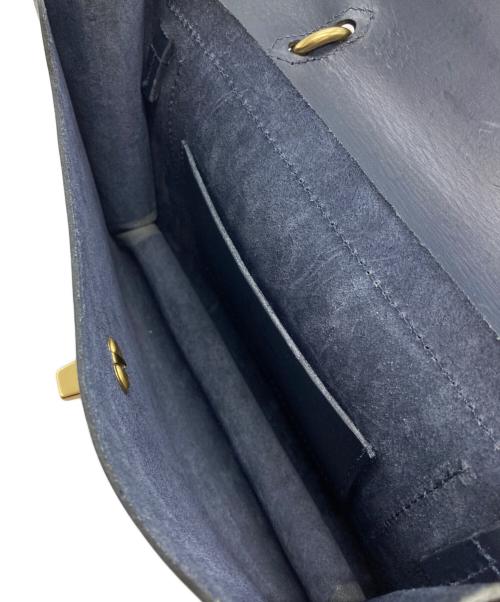 Mimi Berry（ミミベリー）Mimi Berry (ミミベリー) Hebe ターンロック ショルダーバッグ ダークネイビーの古着・服飾アイテム