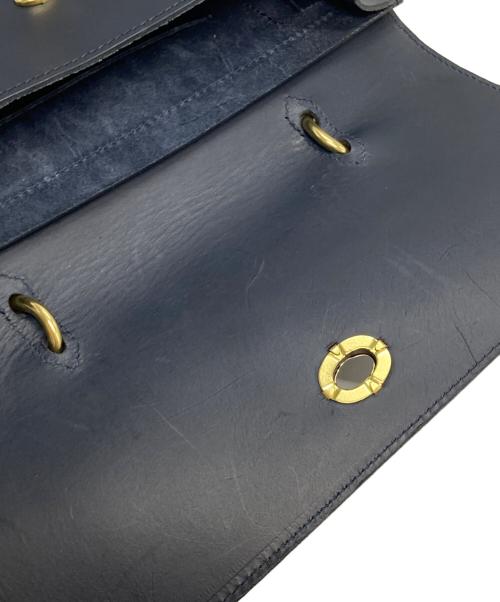 Mimi Berry（ミミベリー）Mimi Berry (ミミベリー) Hebe ターンロック ショルダーバッグ ダークネイビーの古着・服飾アイテム