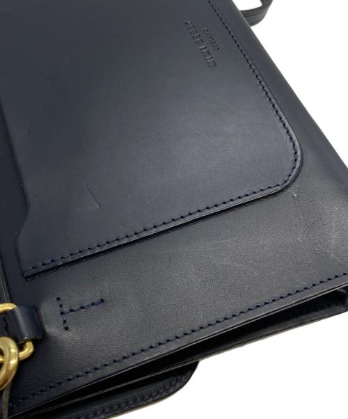 Mimi Berry（ミミベリー）Mimi Berry (ミミベリー) Hebe ターンロック ショルダーバッグ ダークネイビーの古着・服飾アイテム