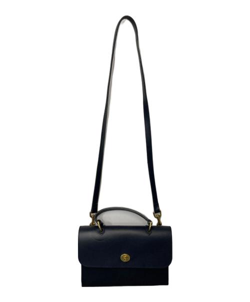 Mimi Berry（ミミベリー）Mimi Berry (ミミベリー) Hebe ターンロック ショルダーバッグ ダークネイビーの古着・服飾アイテム