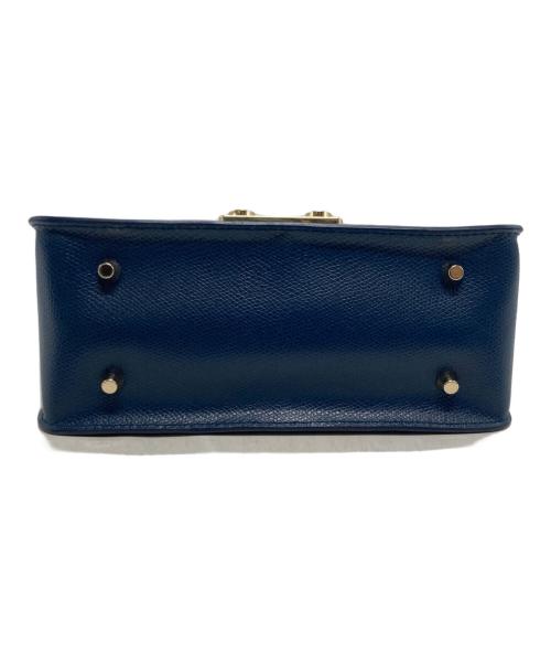 FURLA（フルラ）FURLA (フルラ) チェーンショルダーバッグ ネイビーの古着・服飾アイテム