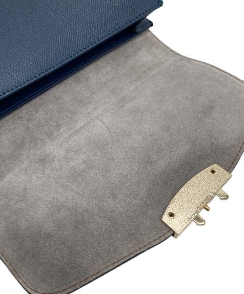 FURLA（フルラ）FURLA (フルラ) チェーンショルダーバッグ ネイビーの古着・服飾アイテム