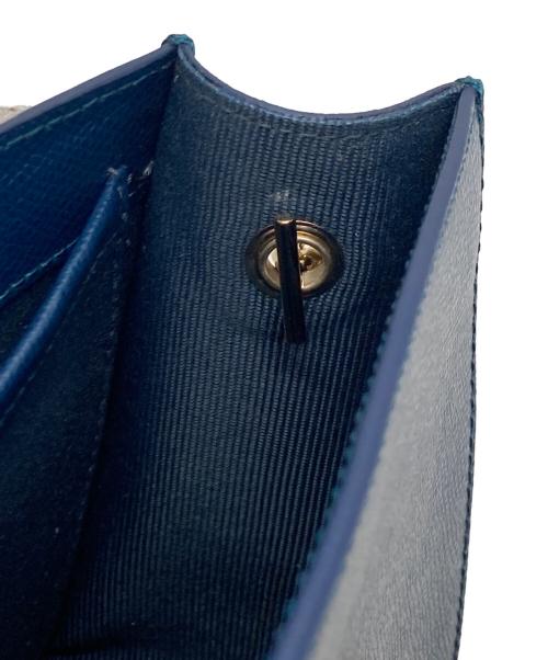 FURLA（フルラ）FURLA (フルラ) チェーンショルダーバッグ ネイビーの古着・服飾アイテム