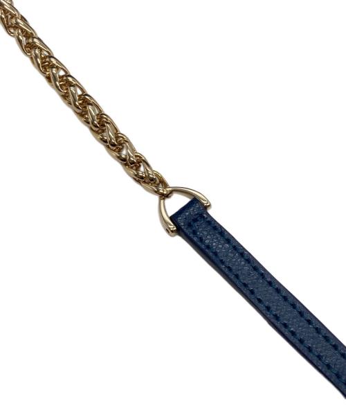 FURLA（フルラ）FURLA (フルラ) チェーンショルダーバッグ ネイビーの古着・服飾アイテム