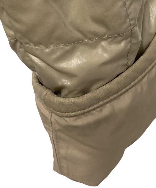 MONCLER（モンクレール）MONCLER (モンクレール) リバーシブルダウンコート ベージュ サイズ:2の古着・服飾アイテム