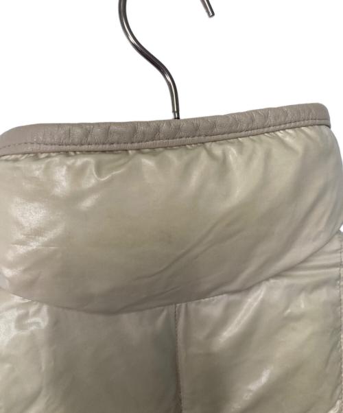 MONCLER（モンクレール）MONCLER (モンクレール) リバーシブルダウンコート ベージュ サイズ:2の古着・服飾アイテム