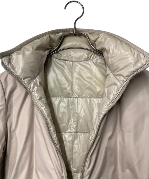 MONCLER（モンクレール）MONCLER (モンクレール) リバーシブルダウンコート ベージュ サイズ:2の古着・服飾アイテム
