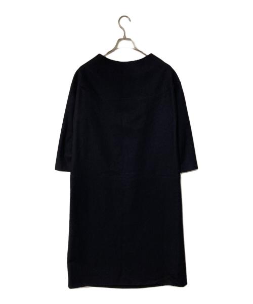 BOTTEGA VENETA（ボッテガベネタ）BOTTEGA VENETA (ボッテガベネタ) カシミヤ混ウールワンピース ブラック サイズ:42の古着・服飾アイテム