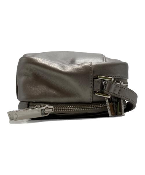 LA BAGAGERIE（ラ・バガジェリー）LA BAGAGERIE (ラ・バガジェリー) ラムレザー ショルダーバッグ グレー 未使用品の古着・服飾アイテム