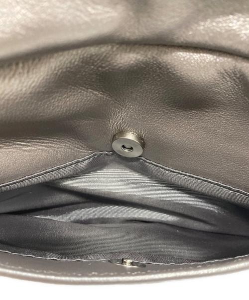 LA BAGAGERIE（ラ・バガジェリー）LA BAGAGERIE (ラ・バガジェリー) ラムレザー ショルダーバッグ グレー 未使用品の古着・服飾アイテム