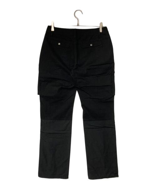 WELLBEING EXPRESS（ウェルビーイングエクスプレス）WELLBEING EXPRESS (ウェルビーイングエクスプレス) ナイロン切替カーゴパンツ ブラック サイズ:Ｍの古着・服飾アイテム